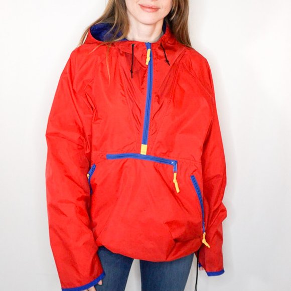 Sierra Designs Other - SIERRA DESIGNS Vintage Red Pullover Windbreaker